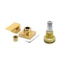 Ver imagem 3 de Acabamento para Registro Chuveiro Banheiro Alavanca Quadrado Dourado Brilhante Padrão Fabrimar Metal