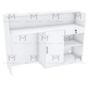 Ver imagem 3 de BALCÃO DE RECEPÇÃO ATENDENTE COM PORTA M469.B (LOJA, CAIXA) MUNDI MOVEIS