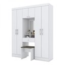 Ver imagem 4 de Guarda-Roupa Casal 6 Portas 2 Gavetas Fiora Henn
