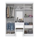 Ver imagem 5 de Guarda-Roupa Casal 6 Portas 2 Gavetas Fiora Henn