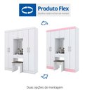 Ver imagem 2 de Guarda-Roupa Casal 6 Portas 2 Gavetas Fiora Henn