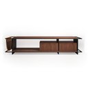Ver imagem 1 de Rack Leather 190 cm Madeira Aço Assinado por Ramon Zancanaro Ccl