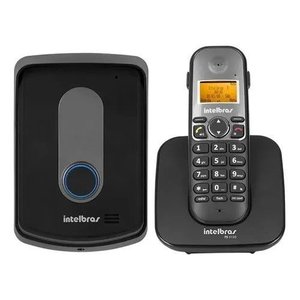 Porteiro e Interfone sem Fio Tis 5010 Intelbras com Siga-me Cor Preto