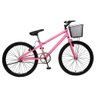 Bicicleta Allegra City Aro 24 Sem Marchas com Cesto Colli - 1