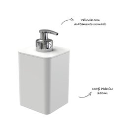 Dispenser para Detergente e Sabonete Líquido com Válvula Cromada - Stolf - 2