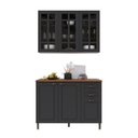 Ver imagem 2 de Armário Cozinha Modulada Compacta Americana 100% MDF 120cm Provence Multimóveis Crink-CPT012