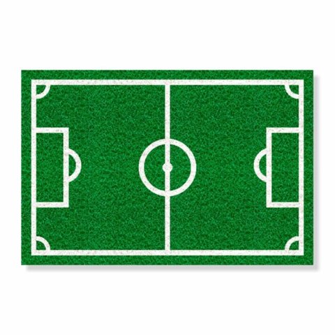 Tapete Capacho Campo de Futebol