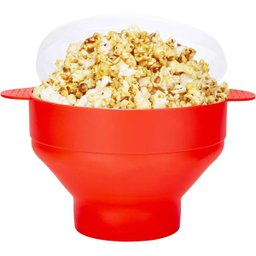 Pipoqueira de Silicone para Micro-ondas - Pipoca Fresquinha e Saudável - 3