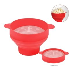 Pipoqueira de Silicone para Micro-ondas - Pipoca Fresquinha e Saudável - 6