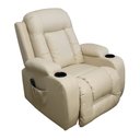 Ver imagem 1 de Poltrona do Papai Austin Elevação Lift com Massagem Aquecimento 150º Pu G31 - Gran Belo Bege