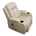 Ver mais imagens de Poltrona do Papai Austin Elevação Lift com Massagem Aquecimento 150º Pu G31 - Gran Belo Bege