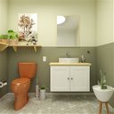 Ver imagem 4 de Gabinete para Banheiro 2 Portas 80cm Provence Mazzu