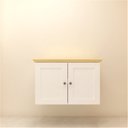 Ver imagem 2 de Gabinete para Banheiro 2 Portas 80cm Provence Mazzu