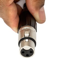 Cabo de Microfone P10 Mono para Xlr Femea Amphenol - 4 Metros - 5