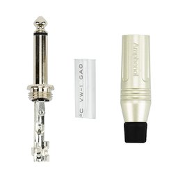 Cabo de Microfone P10 Mono para Xlr Femea Amphenol - 4 Metros - 3