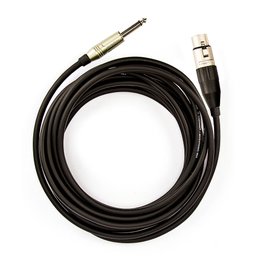 Cabo de Microfone P10 Mono para Xlr Femea Amphenol - 4 Metros - 1