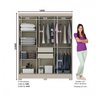 Guarda-Roupa Casal 6 Portas 2 Gavetas Milos Henn - 4