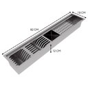 Ver imagem 5 de Calha Gourmet Escorredor Inox Tamanho 19x92 Cm Ecosul