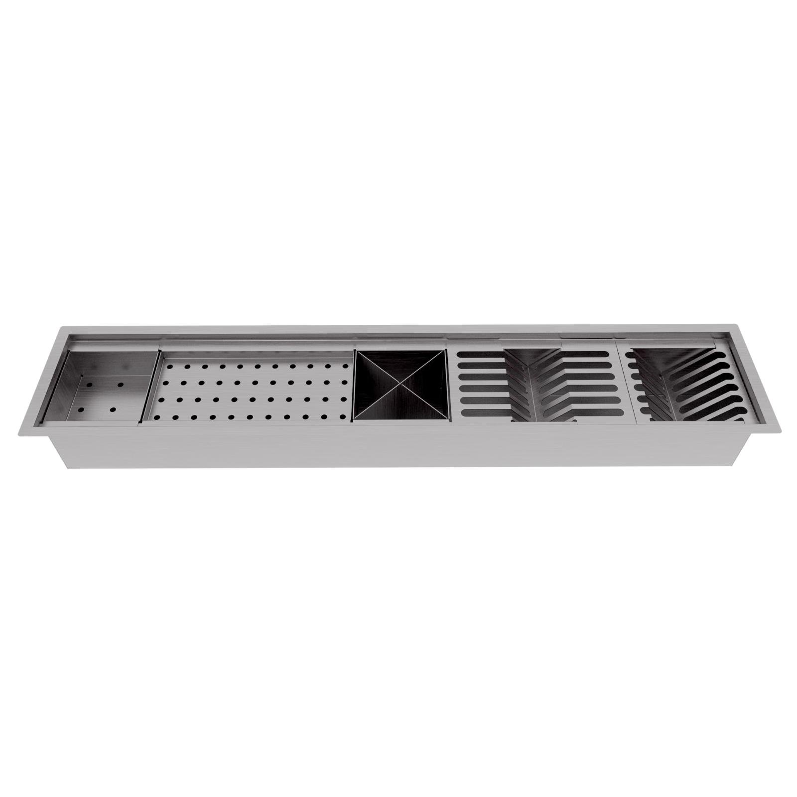 Calha Gourmet Escorredor Inox Tamanho 19x92 Cm Ecosul - 4