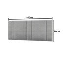 Ver imagem 2 de Cabeceira Queen Estofada com Led - Linho Cinza