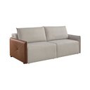 Ver imagem 4 de Estofado Retrátil 160cm com USB Urban Cobre Bege/Paçoca