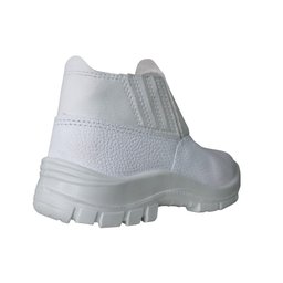 BOTINA DE SEGURANÇA BRANCO ELASTICO IMBISEG SOLADO PU BICO PLÁSTICO KADESH CA 17015 - 39 - 3