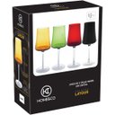Ver imagem 2 de Jg 2pç Taças Vinho Home&co Latour Vidro 460ml 24x9x9cm Vermelho