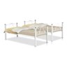 Beliche Bi Cama Tubolar em Aço, 2 Cama Solteiro Colchão 78:branco - 3