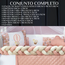 Ver imagem 6 de Kit Berço Safari Menino 11 Peças Estampado de Bichinhos + Naninha:rose