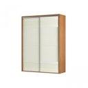 Ver imagem 3 de Guarda Roupa 2 Portas de Correr 2 Gavetas 179cm 100% MDF Branco/Freijó/Off White