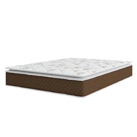 Colchão Casal UMAFLEX Umaflex Molas Ensacadas Pillow Top Martino 138x188x25 - Suporta Até 120kg Por Pessoa