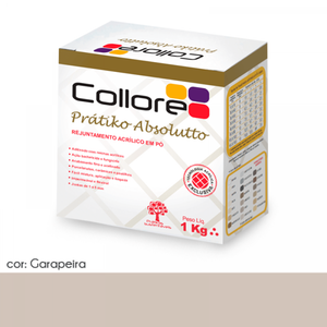 Rejunte Acrílico para Piscina Absoluto Cor Garapeira - Collore Pratiko - 1kg
