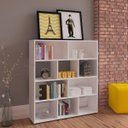 Ver imagem 2 de Estante Book - Organizadora de Livros e Decoração Branco