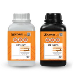 Kit Resina Epóxi e Endurecedor CR  960 UV+ de Alta Viscosidade e Baixa Espessura (500 g + 225 g) - 1