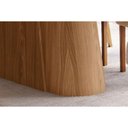 Ver imagem 4 de Mesa P/ Cozinha Olivia Sc117 C/ Tampo Madeirado C/ Vidro Curvo 160x90cm Nature - Henn