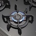 Ver imagem 7 de Fogão Dako Magister 5 Bocas Mesa de Vidro Bivolt Preto 300000728