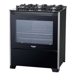 Fogão Dako Magister 5 Bocas Mesa de Vidro Bivolt Preto 300000728 - 1