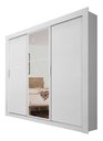 Ver imagem 1 de Guarda-roupa Herval Ph1681 Cor Branco De Mdp Com 3 Portas Corrediças
