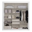 Ver imagem 2 de Guarda-roupa Herval Ph1681 Cor Branco De Mdp Com 3 Portas Corrediças