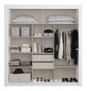 Ver imagem 2 de Guarda-roupa Herval Ph1681 Cor Branco De Mdp Com 3 Portas Corrediças