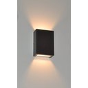 Ver imagem 2 de Luminária Arandela Alumínio G9 Interno/externo com Efeito Luminoso Parede/muro - 6207 - Marrom Textu