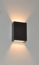 Ver imagem 2 de Luminária Arandela Alumínio G9 Interno/externo com Efeito Luminoso Parede/muro - 6207 - Marrom Textu