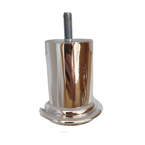 Kit 7 Pés Cromado para Cama Box com 8cm de Altura Resistente