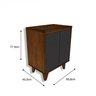 Gabinete para Banheiro 2 Portas 60cm Anny Mazzu - 4