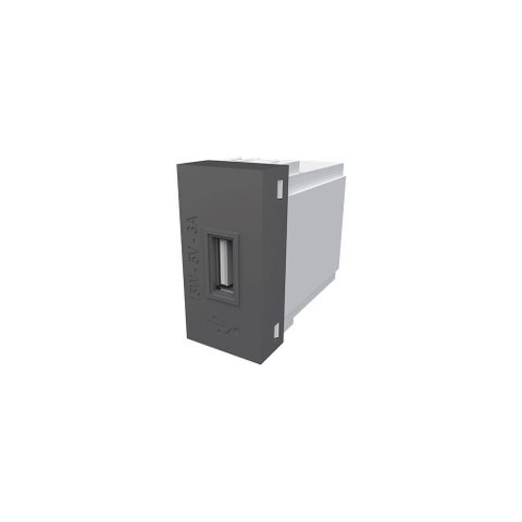 Módulo Tomada Usb Fame Habitat Onix 15w 5v 3a Bivolt