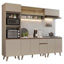 Ver imagem 2 de Armário de Cozinha Completa 260 Cm Nice Madesa 01 Crema