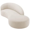 Ver imagem 3 de Divã Recamier Orgânico França 180cm Lado Direito Linho Adj Decor Bege