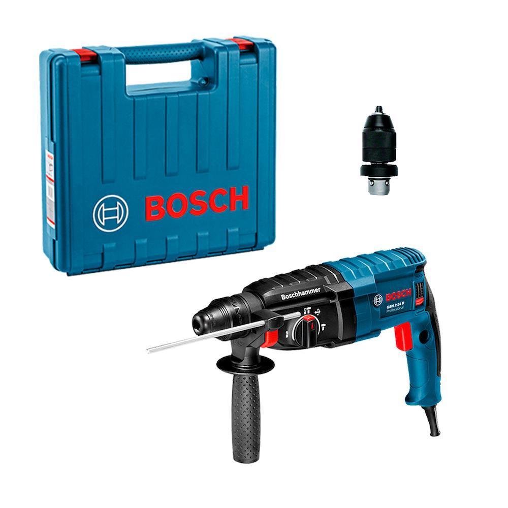 Martelete Rompedor Bosch Gbh 2-24 D 820w 127v em Maleta