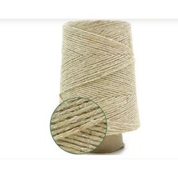 330 Metros - Barbante Fio de Juta Castanhal Cor -prata 500g - 2