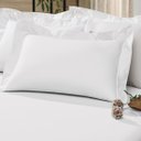 Ver imagem 4 de Jogo de Cama Queen 3 Peças Altenburg Algodão Lux 200 Fios Branco